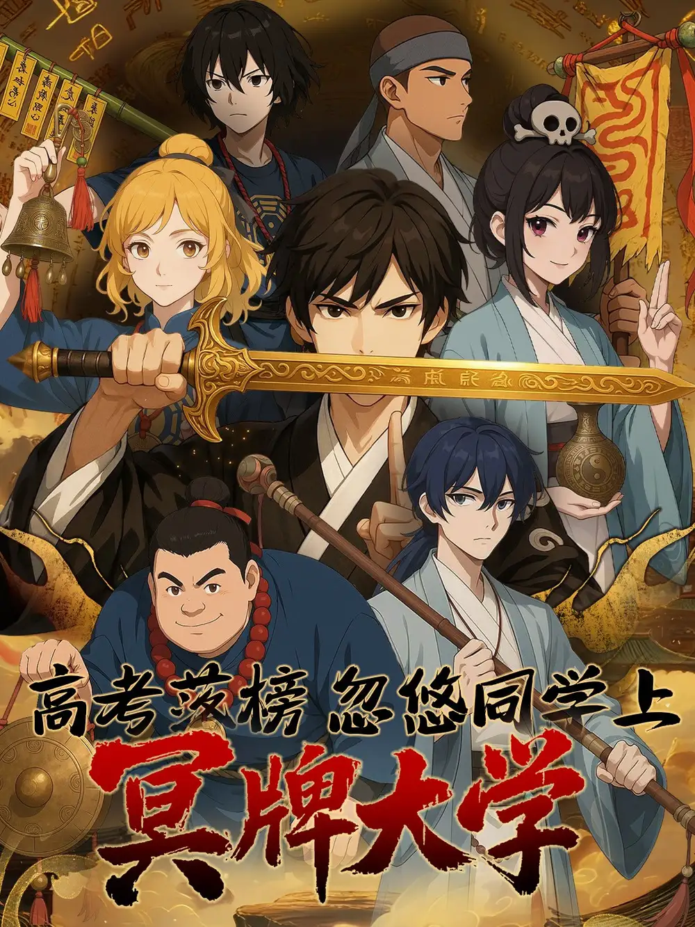 短剧《高考落榜，忽悠同学上冥牌大学》全集完整版高清免费在线观看